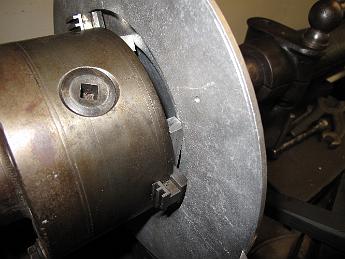  Here's how we chose to hold the smokebox front: Using a 6